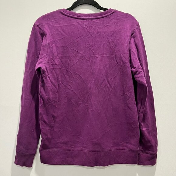 Champion Magenta Purple Reverse Weave Crewneck Sweatshirt Long Sleeve Sweater - Picture 5 of 6